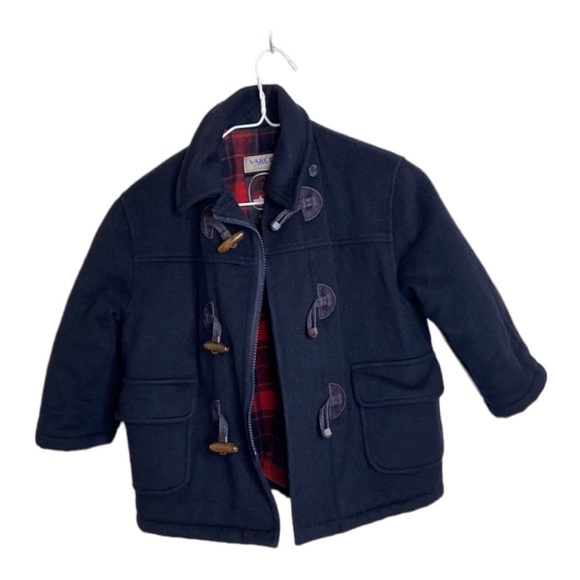 VARCI Montgomery Bimbo Blue Wool Mixed Jacket - Picture 1 of 13